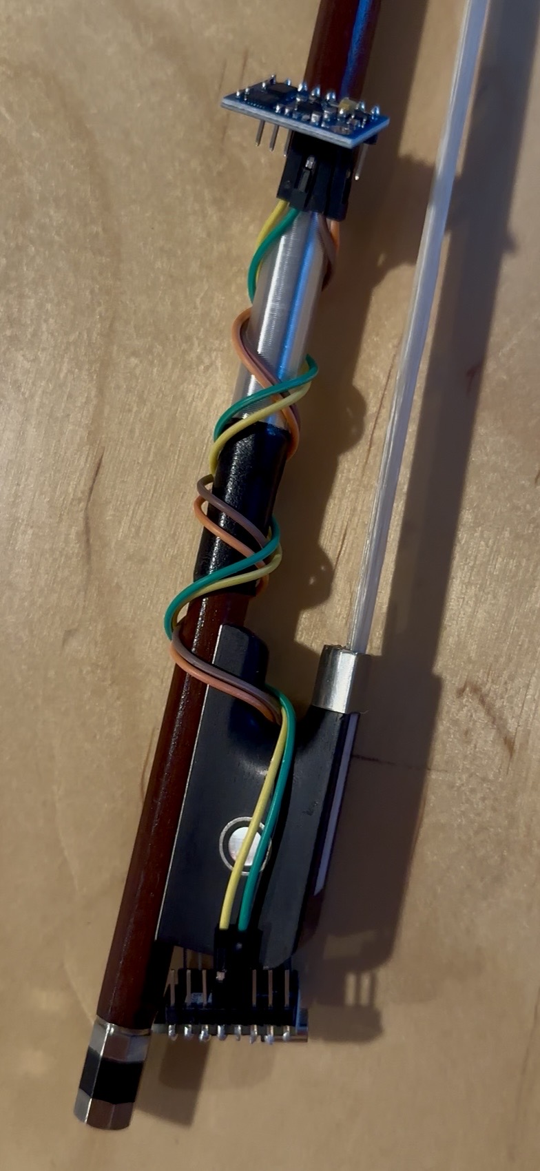 BowTrack IMU prototype side view